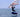 person at sea on foil